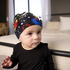 Beanie in Splash of Color | Bamboo Viscose