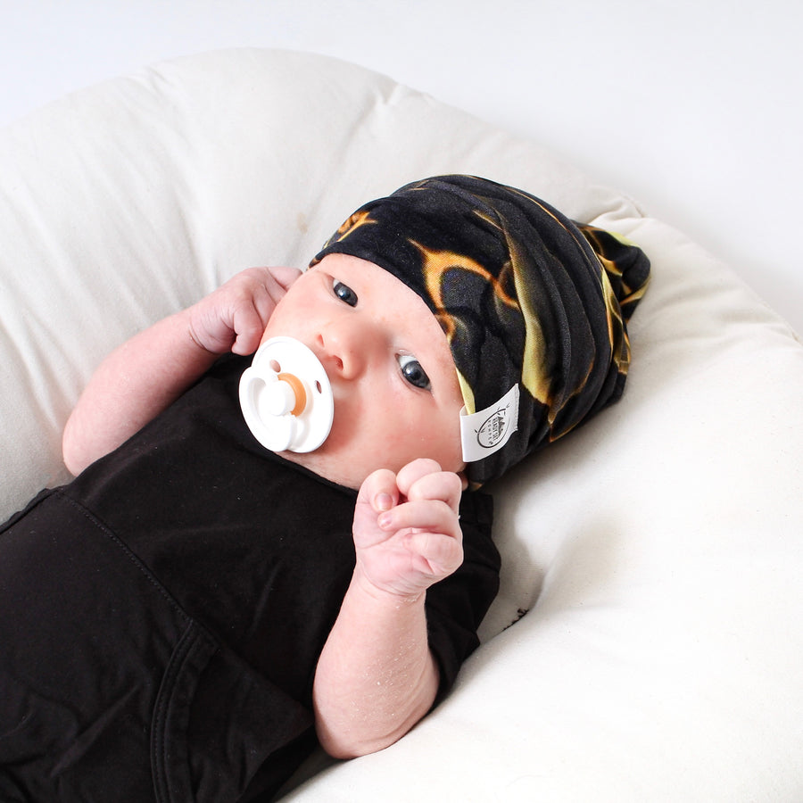Beanie in Desert Flame | Bamboo Viscose