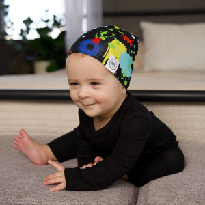 Beanie in Splash of Color | Bamboo Viscose