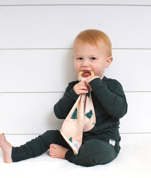 Lovey in Rustic Evergreens | Bamboo Viscose
