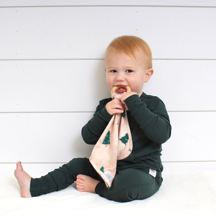 Lovey in Rustic Evergreens | Bamboo Viscose