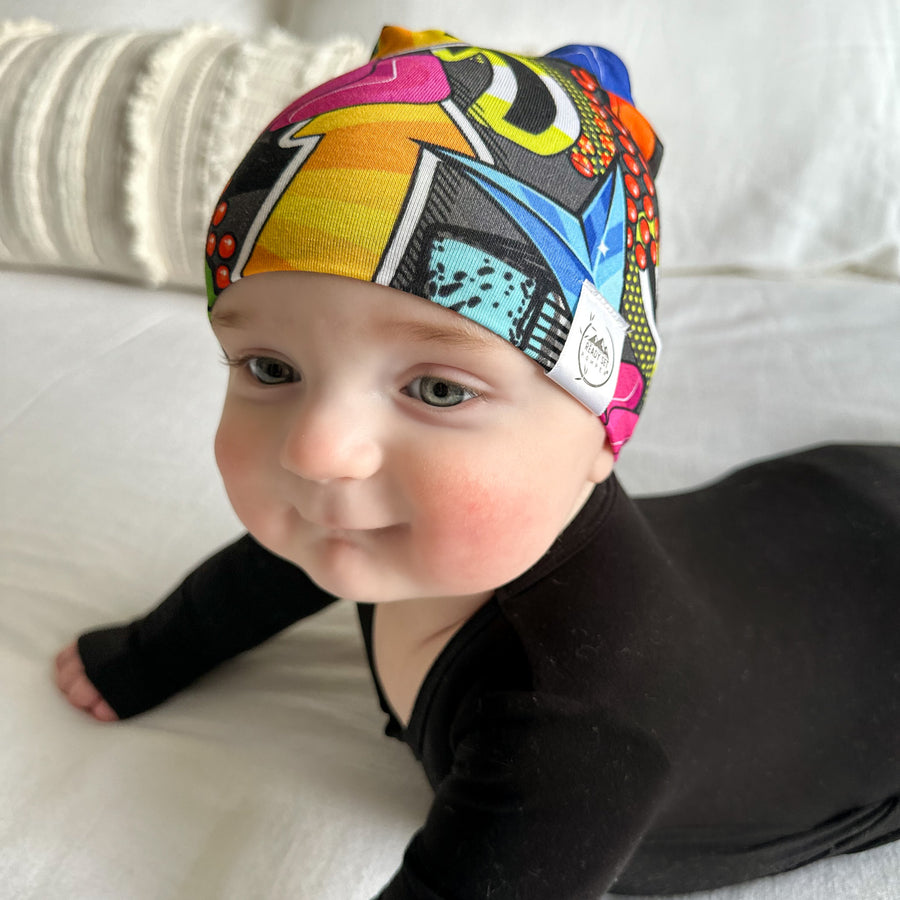 Beanie in Graffiti Way | Bamboo Viscose