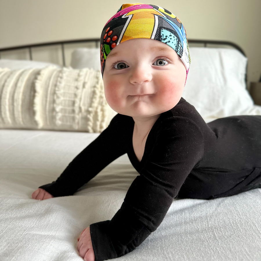 Beanie in Graffiti Way | Bamboo Viscose