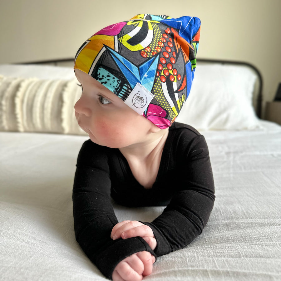 Beanie in Graffiti Way | Bamboo Viscose
