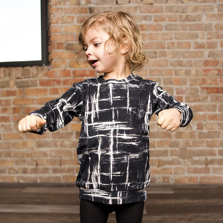 Crew Neck Sweater in Chalk It Up | Bamboo Viscose