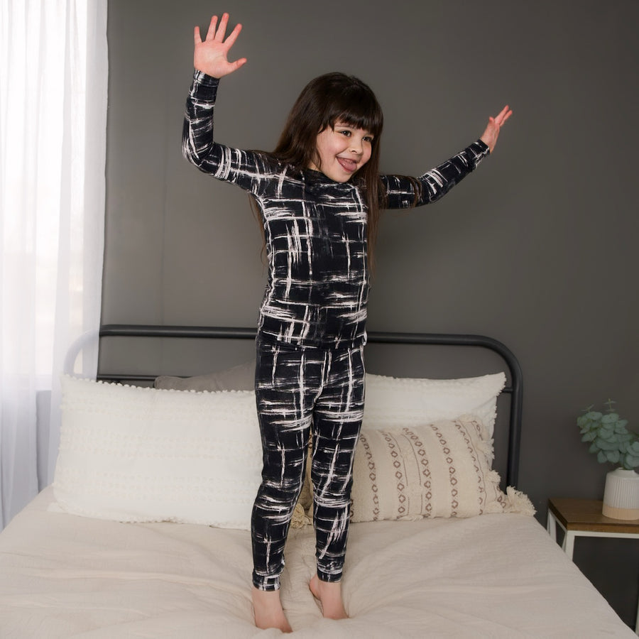 2 pc Loungewear Set in Chalk It Up | Bamboo Viscose