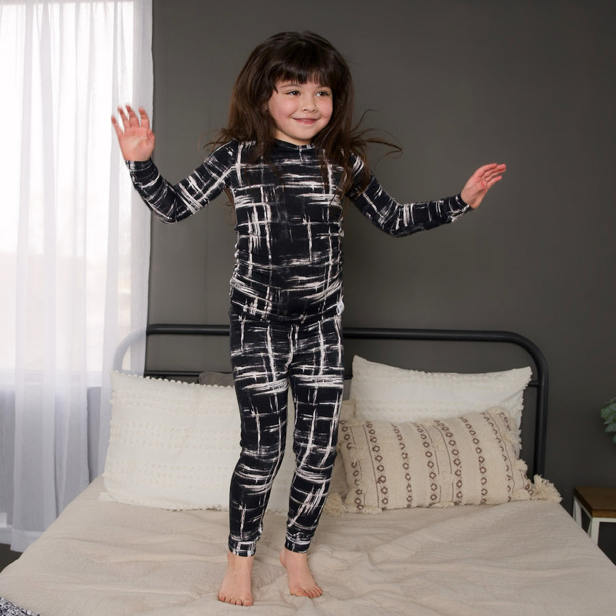 2 pc Loungewear Set in Chalk It Up | Bamboo Viscose