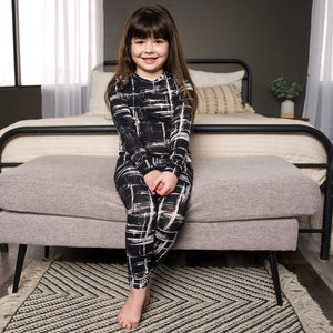 2 pc Loungewear Set in Chalk It Up | Bamboo Viscose