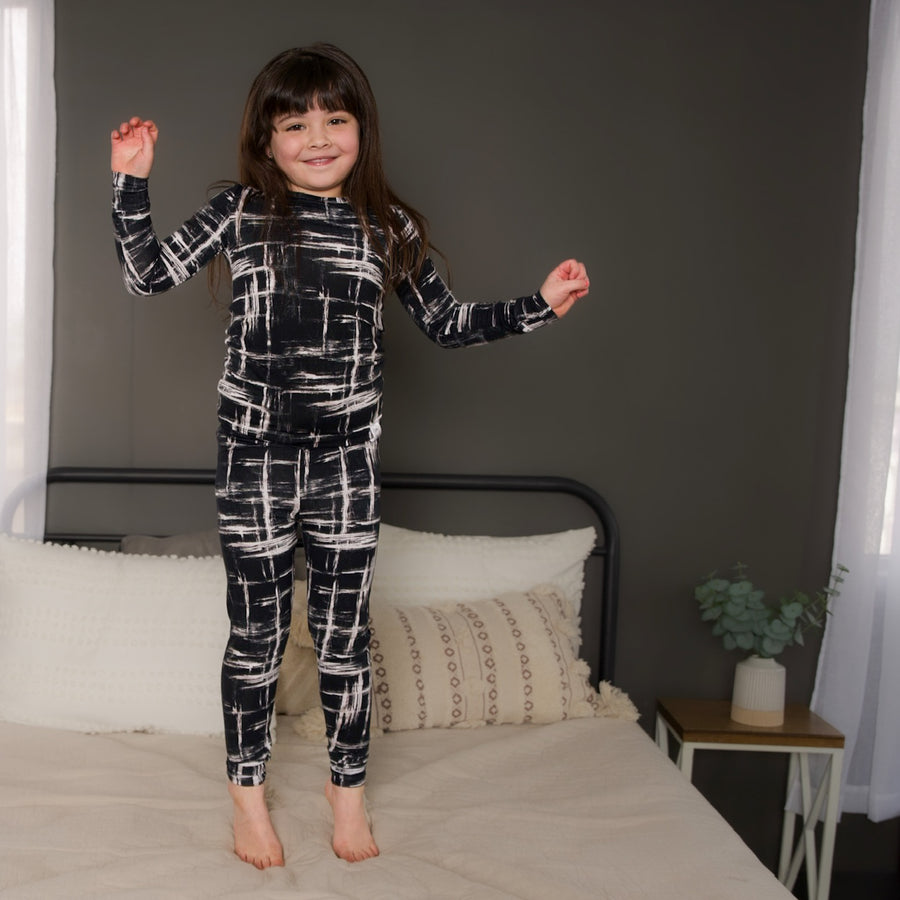 2 pc Loungewear Set in Chalk It Up | Bamboo Viscose