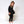 Front Opening Twirl Romper in Jet Black | Bamboo Viscose