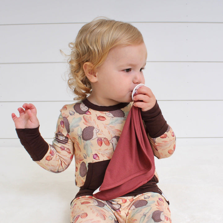 Lovey in Memphis Rust | Ribbed Bamboo Viscose