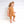 Front Opening Twirl Shortie Romper in Saffron | Ribbed Bamboo Viscose