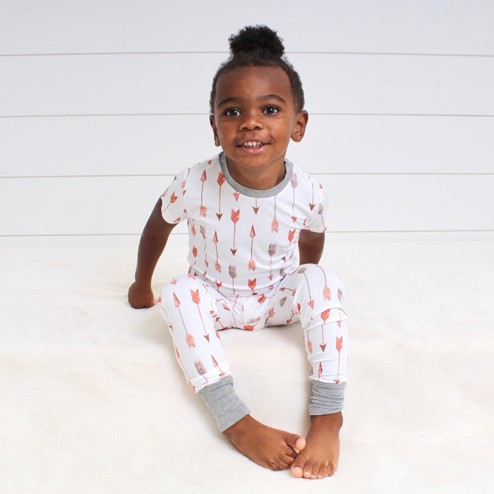 2 pc Loungewear Set in Fate's Arrows | Bamboo Viscose