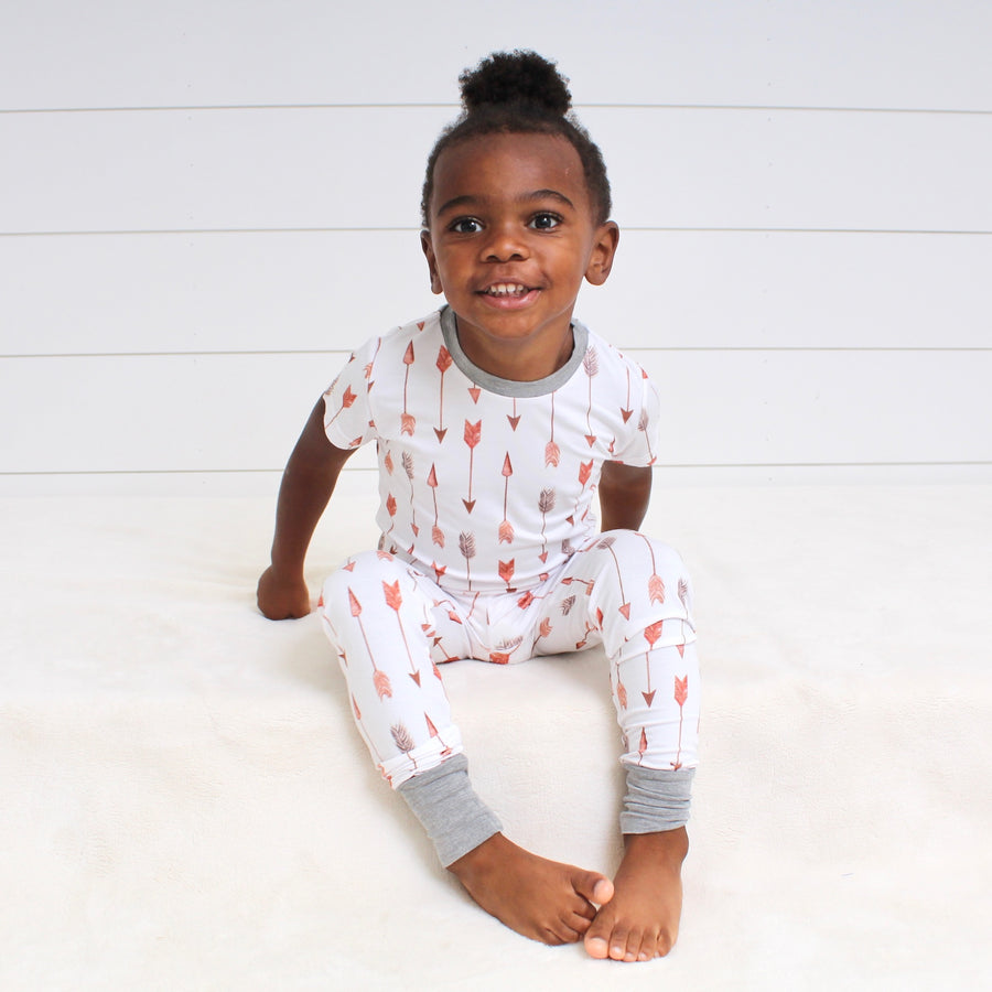 2 pc Loungewear Set in Fate's Arrows | Bamboo Viscose