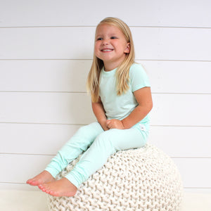 2 pc Loungewear Set in Cool Mint | Bamboo Viscose