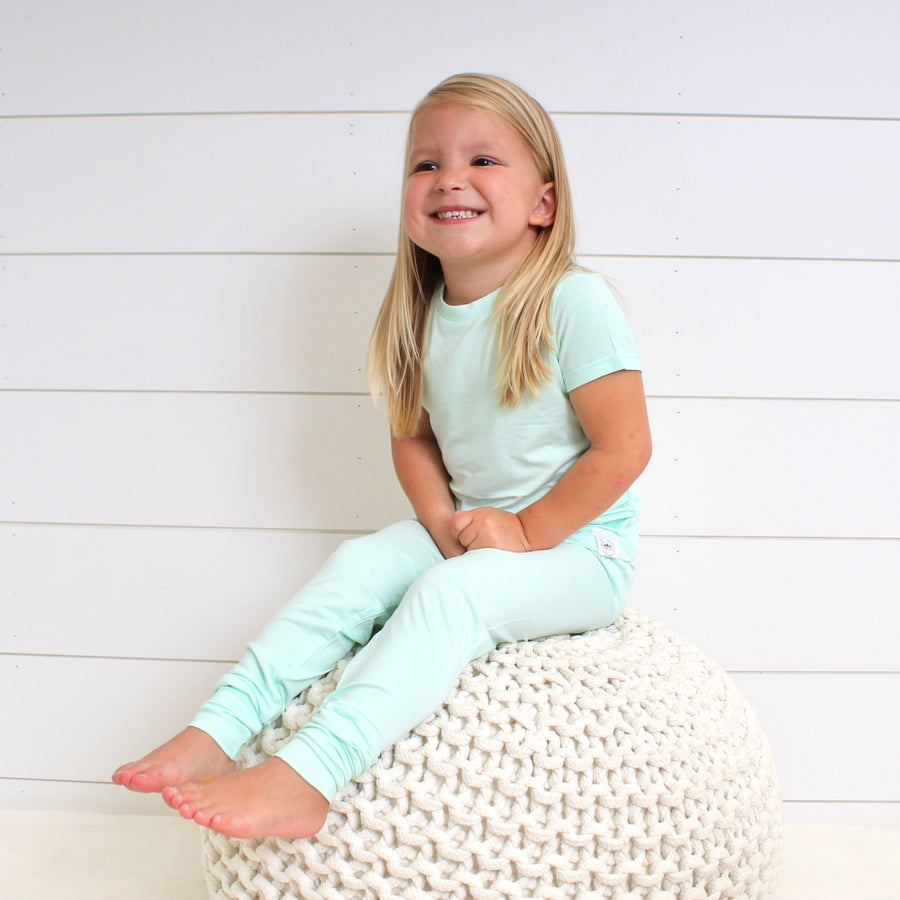 2 pc Loungewear Set in Cool Mint | Bamboo Viscose