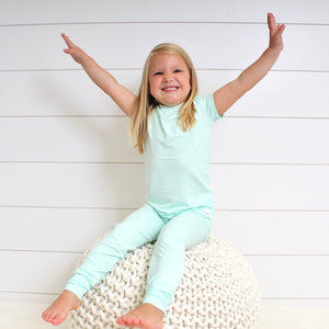 2 pc Loungewear Set in Cool Mint | Bamboo Viscose