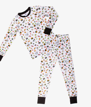 2 pc Loungewear Set in Kabuki Sushi | Bamboo Viscose