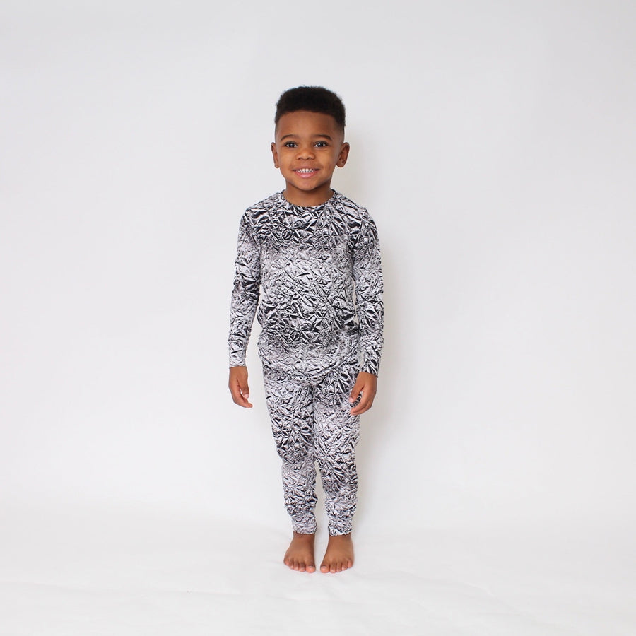 2 pc Loungewear Set in Heavy Metal | Bamboo Viscose
