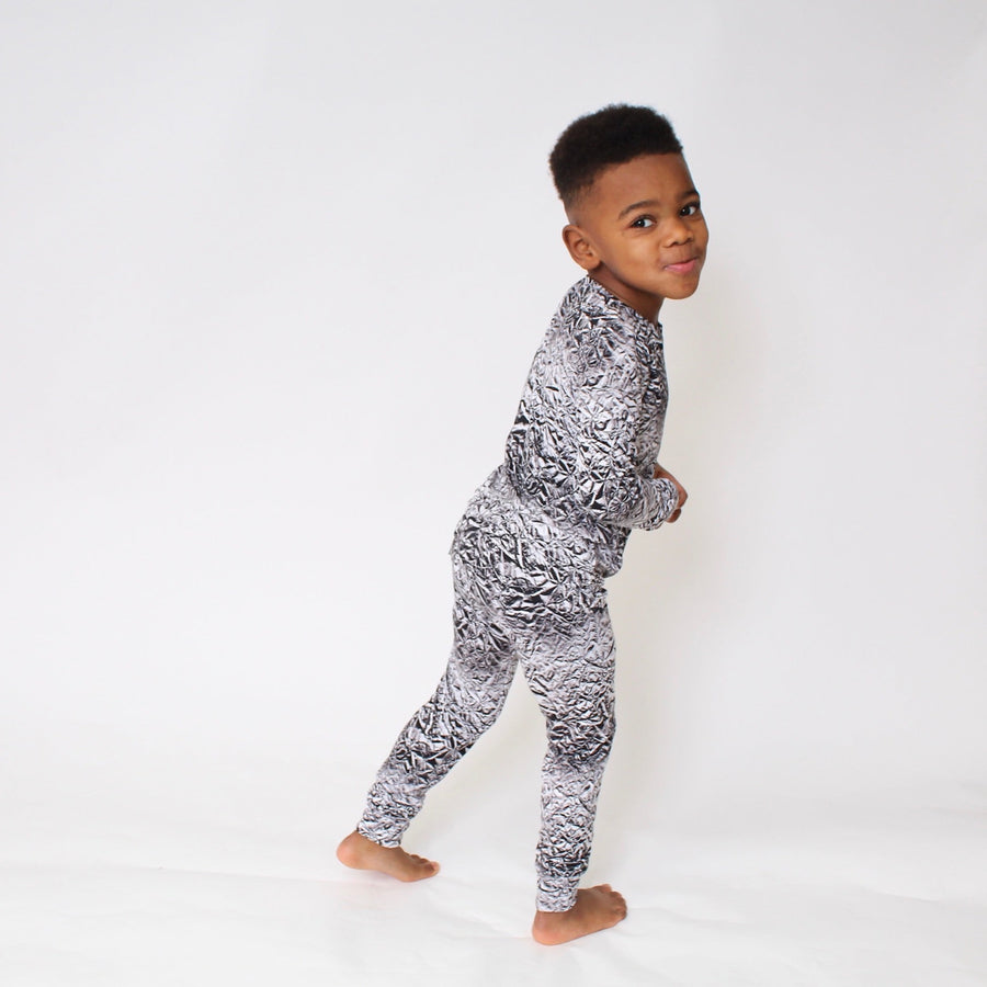 2 pc Loungewear Set in Heavy Metal | Bamboo Viscose