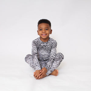 2 pc Loungewear Set in Heavy Metal | Bamboo Viscose