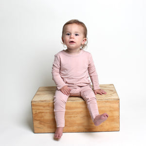 Front Opening Romper in Nude Latte | Bamboo Viscose