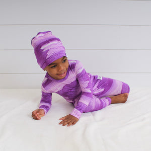Beanie in Purple Frosting | Bamboo Viscose