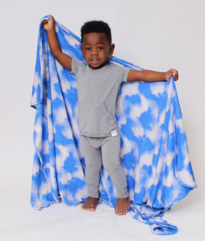 Blanket in Watching Clouds | Bamboo Viscose