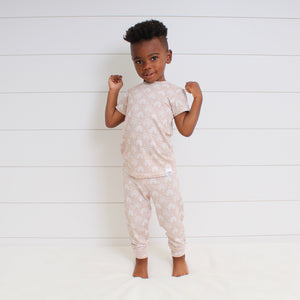 2 pc Loungewear Set in Tawny Rainbows | Bamboo Viscose