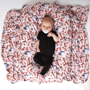 Blanket in Java Love | Bamboo Viscose