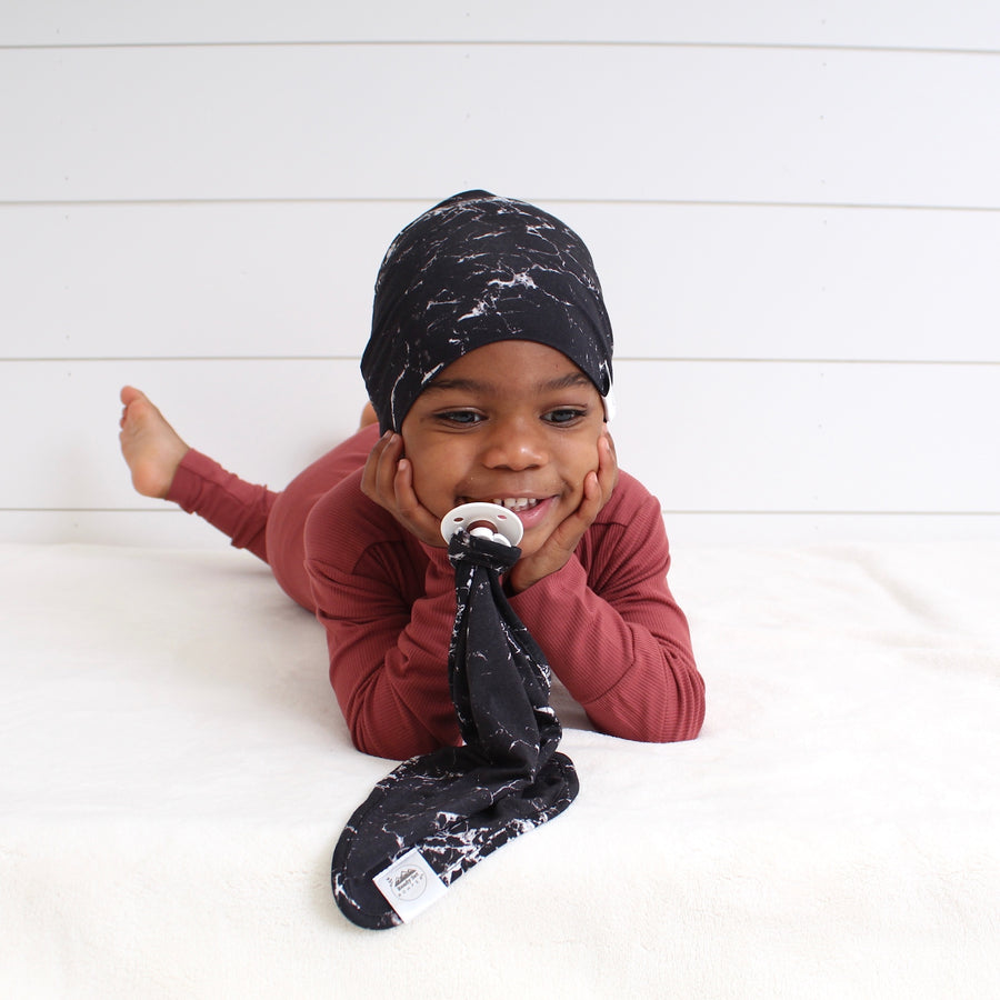 Beanie in Marbled Nitro | Bamboo Viscose