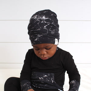 Beanie in Marbled Nitro | Bamboo Viscose