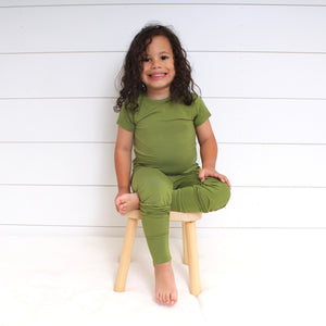 2 pc Loungewear Set in Olive My Heart | Bamboo Viscose
