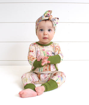 Change-A-Roo™ Front Opening Romper in Bunny Tales