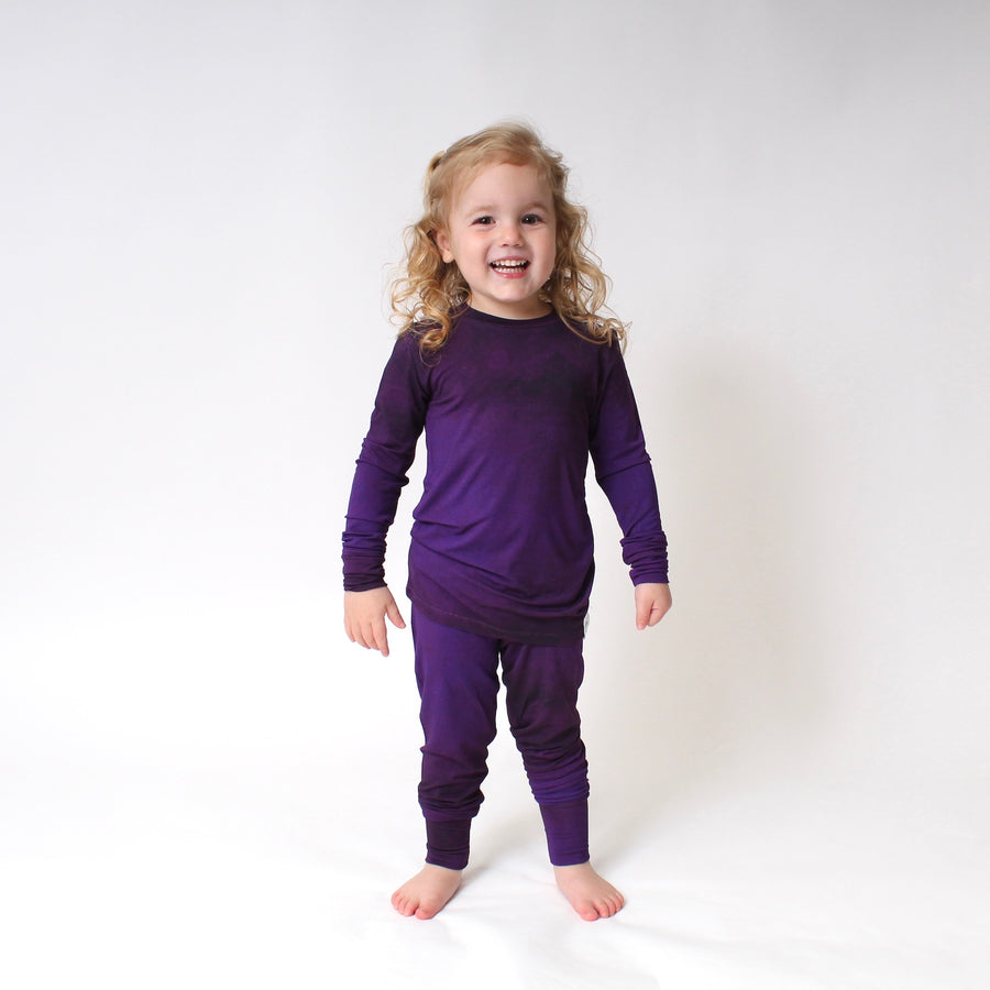 2 pc Loungewear Set in Grape | Bamboo Viscose