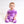 Front Opening Romper in Purple Frosting | Bamboo Viscose