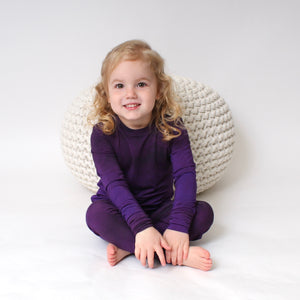 2 pc Loungewear Set in Grape | Bamboo Viscose