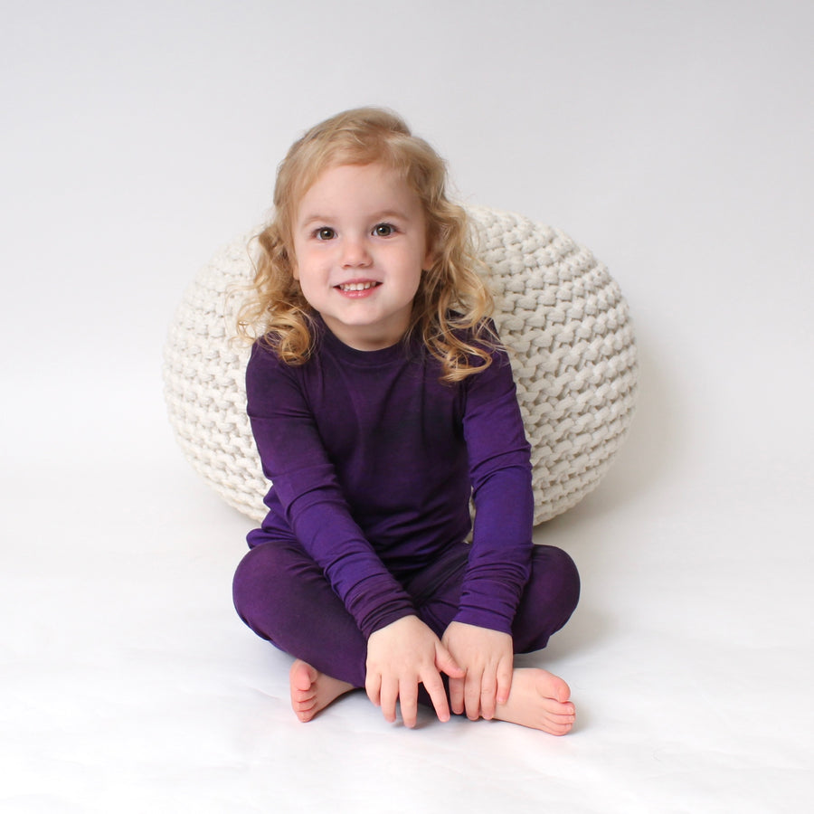 2 pc Loungewear Set in Grape | Bamboo Viscose
