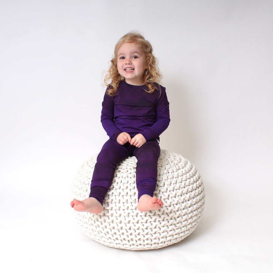 2 pc Loungewear Set in Grape | Bamboo Viscose