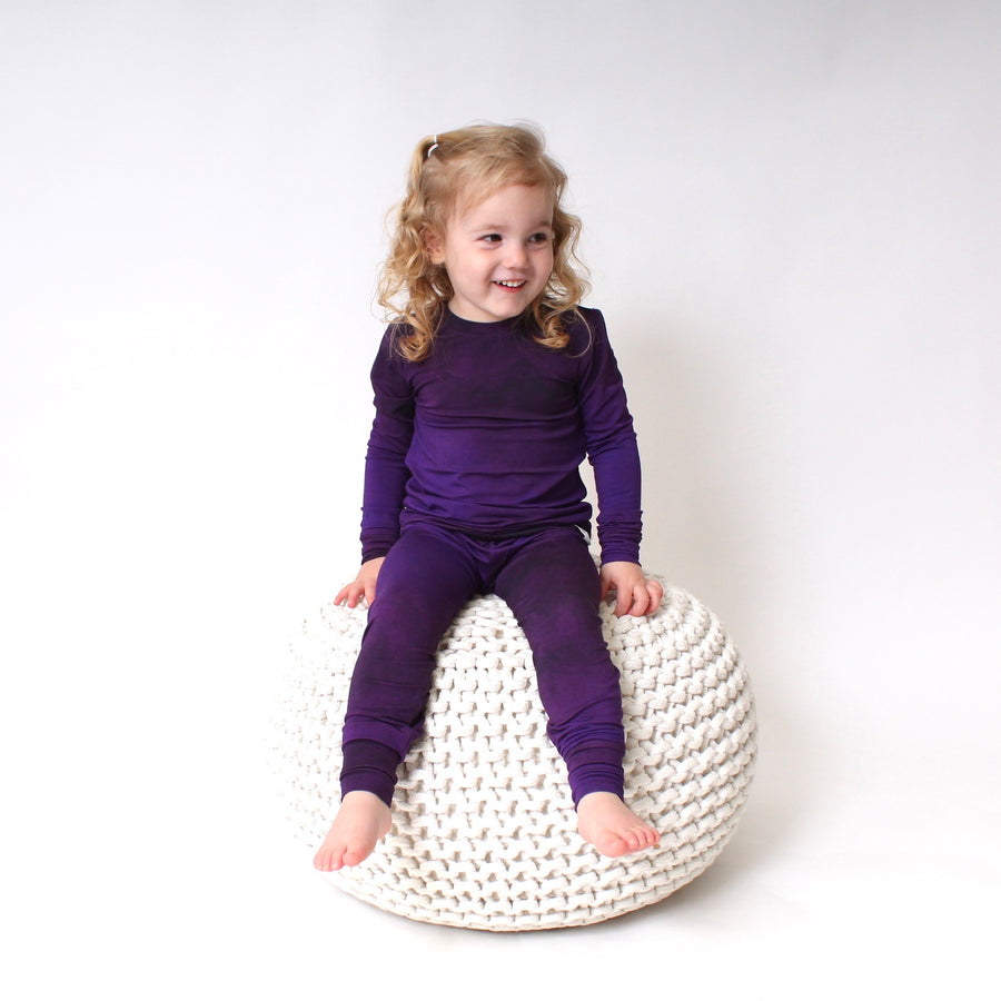 2 pc Loungewear Set in Grape | Bamboo Viscose