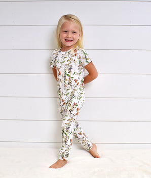 2 pc Loungewear Set in Butterflies | Bamboo Viscose