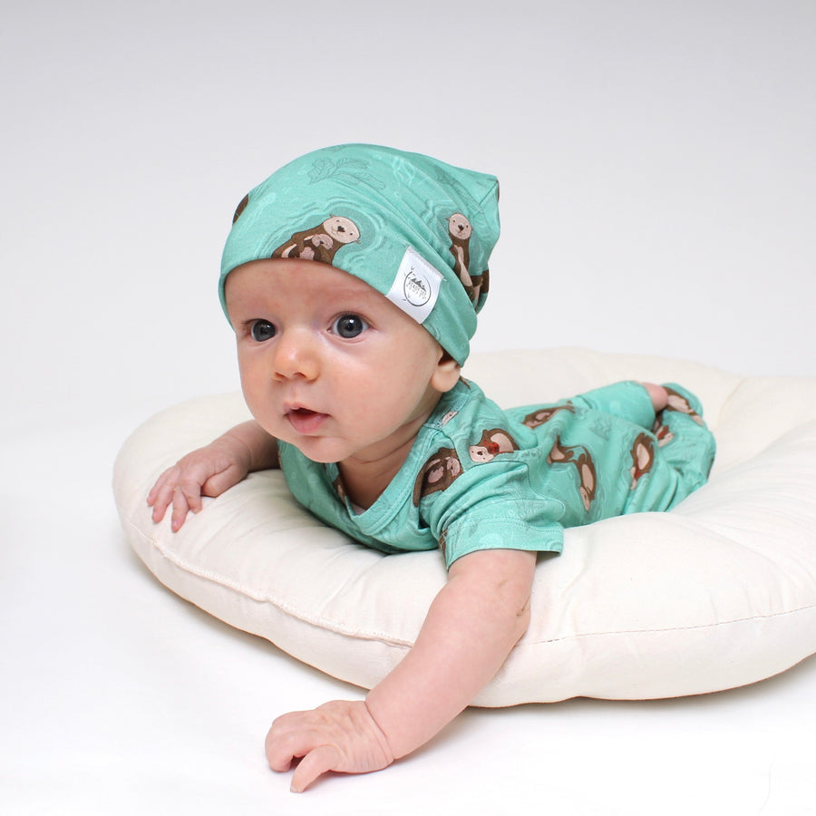 Beanie in Otters | Bamboo Viscose