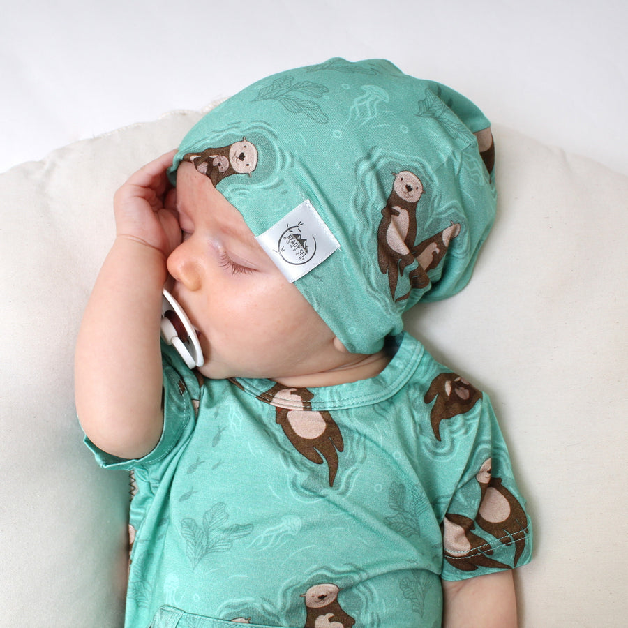 Beanie in Otters | Bamboo Viscose