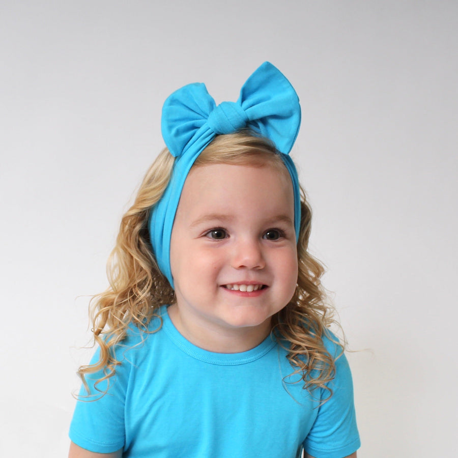 Headwrap in Aqua | Bamboo Viscose