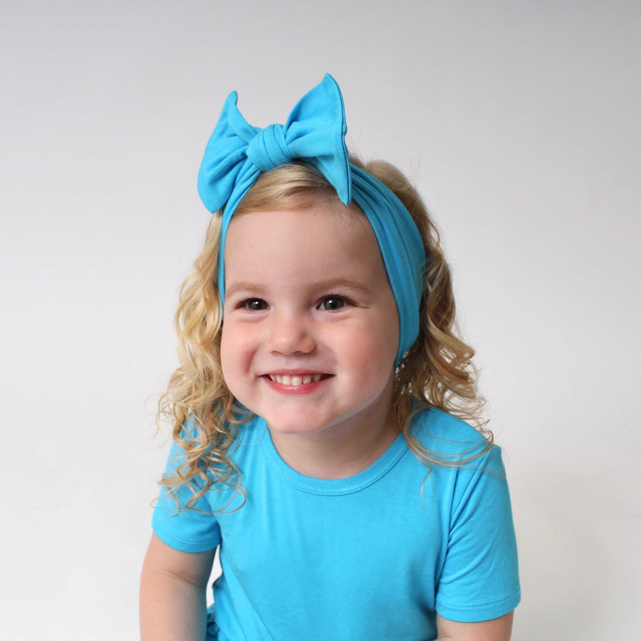 Headwrap in Aqua | Bamboo Viscose