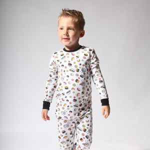 2 pc Loungewear Set in Kabuki Sushi | Bamboo Viscose