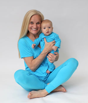 Women’s 2 pc Loungewear Set in Aqua