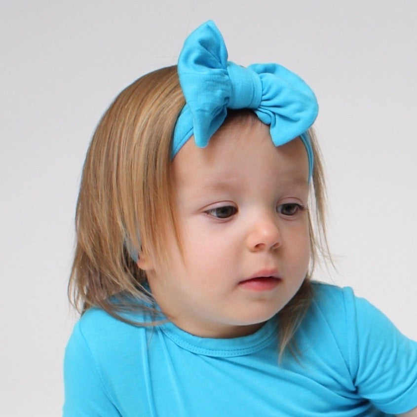 Headwrap in Aqua | Bamboo Viscose