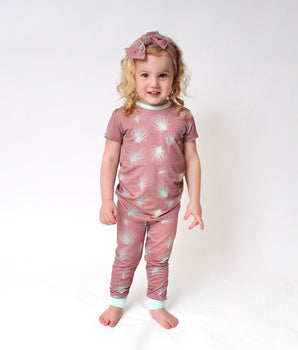 2 pc Loungewear Set in Dandelions | Bamboo Viscose