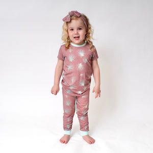 2 pc Loungewear Set in Dandelions | Bamboo Viscose